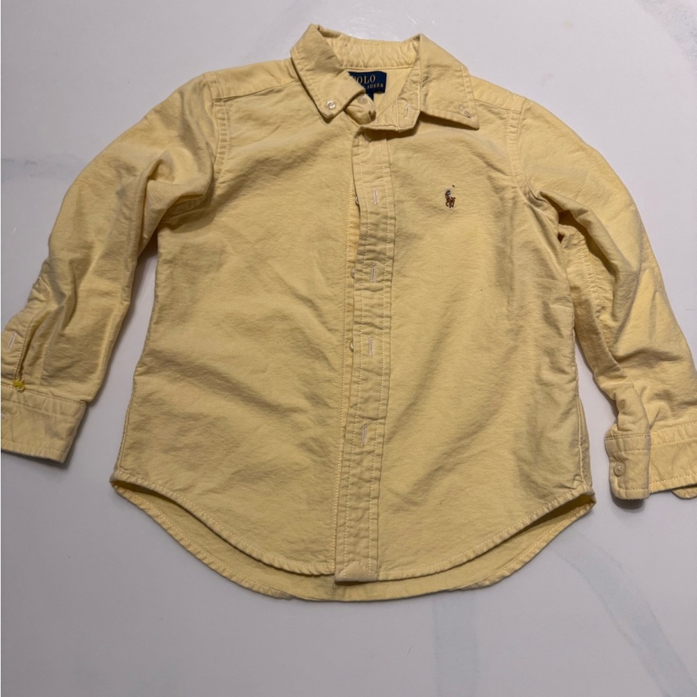 Polo by Ralph Lauren Boys Yellow Button-Down Shirt